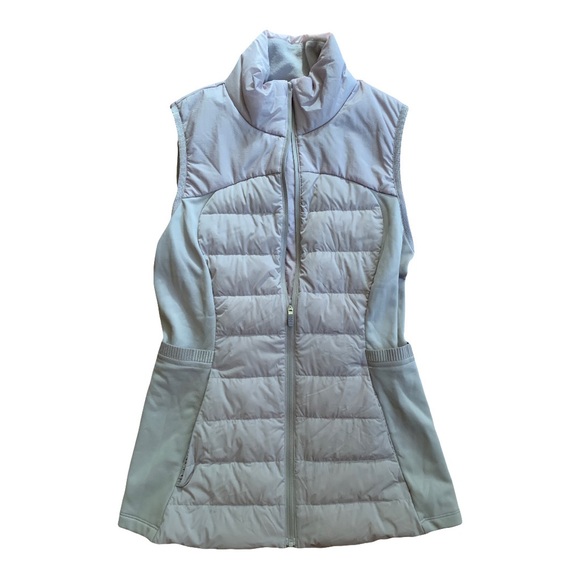 Lululemon Down For It All Vest Dark Chrome Size 4 - Picture 3 of 8